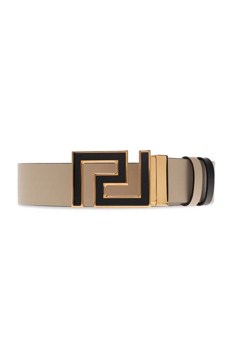 versace belt red and gold|versace reversible belt.